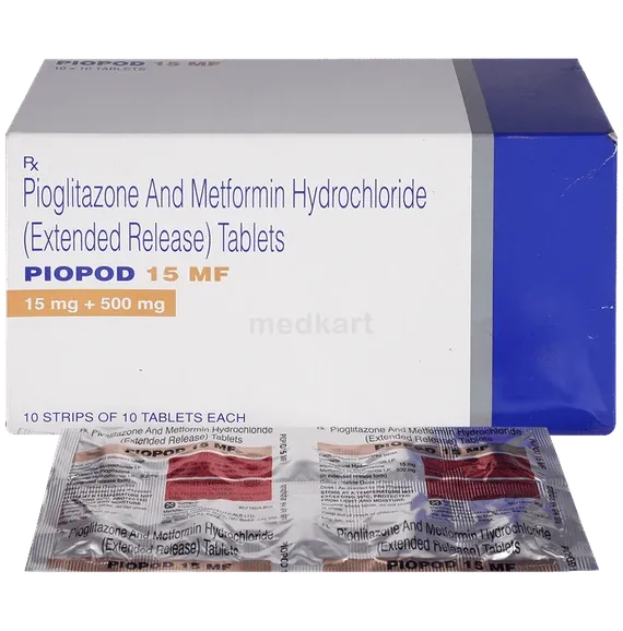 piopod mf 15mg tablet 10's